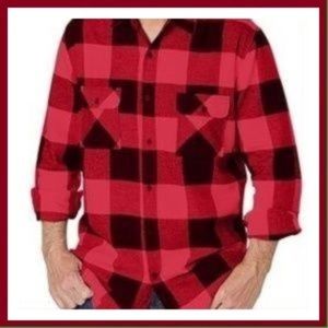 Men's Plaid Shirt (L)